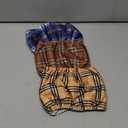 Leekalos Male Dog Diapers (3 Pack), High Absorbing Dog Belly Bands for Male Dogs, Washable Reusable Dog Male Wraps (Plaid, Small)