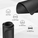 JIKIOU 3 Pack Mouse Pad with Stitched Edge, Comfortable Mouse Pads with Non-Slip Rubber Base, Washable Mousepads Bulk with Comfortable Cloth, Mouse Pads for Computers Laptop Mouse 10.2x8.3inch Black, 10.2x8.3x0.12inch