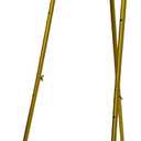 Metal Easel Stand with Chain Support for Mirror,Iron Floor Easels for Display Wedding Sign,58 Inch Adjustable Arts & Crafts Easels(Gold)