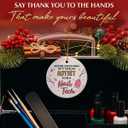 Nail Tech Christmas Ornament 2025 - Nails Technician Artist Ornament for Christmas Tree, Nail Tech Gifts for Women Artist Beauty, Gifts for Manicurist Female, for Women as Nails Salon Decor