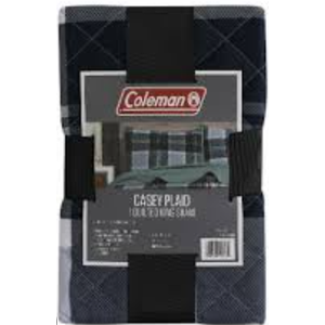 Coleman Casey Plaid 1Quilted King Sham 20 x 36in