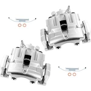 cciyu Rear Left & Right Brake Calipers Assembly w/Bracket 19-B3226 19-B3227 For BMW For 323i/For 325i/For 325xi/For 328i/For 328i xDrive/For 328xi/For X1