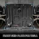 Skid Plate for Tesla Model 3 / Model Y, Front Rear Skid Plate Set Under Engine Guard Cover Splash Shield Cover for Tesla Model 3 2017-2025 / Model Y 2020-2025 Accessories - 2PCS