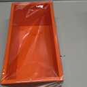 Sintuff Halloween Candy Bowl Wooden Funny Candy Dish Large Trick or Treat Dish Holders Wood Serving Pumpkin Orange Bowl Tableware for Halloween Holiday Party Tiered Tray Decorations(Take One)