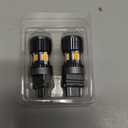 AUXITO CANBUS 3157 LED Bulbs Amber Yellow with Built-in Resistor 3156 3457A 4057 4157 Anti Hyper Flash Error Free Front Rear Turn Signal Lights and Blinker Maker DRL Parking Lights, Pack of 2