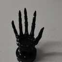 Halloween Decorations Indoor Skeleton Hand Ring Holder Tealight Candle Holder for Gothic Table Decor Jewelry and Earring Organizer White