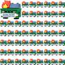 60 Pcs Dumpster Fire-Mini Trash Shape with Fire Figurines Emotional Support Dumpster Fire Desk Accessories-Appreciation Gifts for Employee Coworker Teacher Graduate Nurse(Green)
