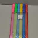 EagleStone 14.6" Giant Bubble Wands Bulk for Kids, 6 Pack Big Bubble Sticks with Refill Solution, Outdoor Summer Backyard Toddler Bubble Toys for Kids, Easter Basket Stuffers, Birthday Party Favors