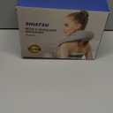 Cordless Neck Massager with Heat, Electric Neck Shoulder Massager with Heat, Kneading, 6-Point for Deep Tissue Pain Relief, Rechargeable Battery, Brushless Motor