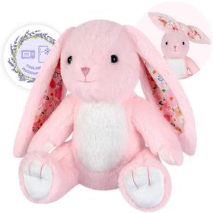 Heatable & Coolable Bunny Stuffed Animal, Microwavable Heating Pad Stuffed Animal for Soothing & Relaxation, Lavender Scented Bunny Plush Toy, Rabbit Gifts for Kids