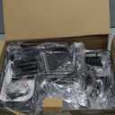 HapiRm Corner Shower Caddy Standing - 3 Tier Shower Organizer Corner with Soap Holder, Rustproof Bathroom Standing Organizer with 4 Hooks, Black