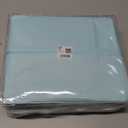 Mueller Ultratemp Full Size Bed Sheets Set, Super Soft 1800, 6 Piece Set, Deep Pocket up to 16", Transfers Heat, Breathes Better, Hypoallergenic, Wrinkle, Aqua