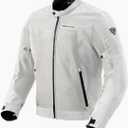 REV'IT! Men's Eclipse 2 Mesh Motorcycle Jacket (Silver - Large)