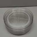 4 Pack 9 Inch Clear Acrylic Lazy Susan, Non-Skid Turntable Organizer for Cabinet, Kitchen, Pantry Organization Storage, Refrigerator, Vanity Makeup, Bathroom Countertop Organizing, Rotating Spice Rack