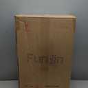 Fundin Aluminum Bathroom Medicine Cabinet with Framless Double Sided Mirror Door15 Inch x 24 Inch Recess or Surface Mount, Silver