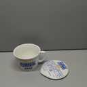 Instant Noodle Bowl Ceramic with Cover, Creative Ramen Soup Bowl Mug Cover Student Lunch Box Bowl (Color : Blue, Size : M)