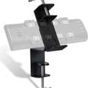 Desk Clamp for Power Strip - Removable Holder for Desk Edge - Sturdy Table Mount - Fits 2.55" to 4.13" Width - Black (Large)
