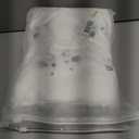 2 x Halloween Pillow Covers 18x18 inch Set of 2 White Cat Ghost Throw Pillow Cases Soft Plush Faux Fur Wool Couch Cushion Case for Home Decor Chair Sofa Bedroom Living Room (Cat Ghost)