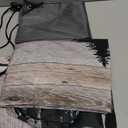 Forest Deer Picnic Table Cover with Bench Covers and Bag, Camping Essentials, Waterproof Windproof, Fitted Tablecloth Cover with Elastic Edge, for Indoor & Outdoor, Garden, 3 PCS, 30x60 Inch