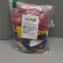 Amandir 153pcs Red Yellow Black Balloon Garland Arch Kit, Different Sizes 18 12 10 5 inch Red Yellow Black Dot Latex Confetti Balloons for Cartoon Mouse Birthday Party Decoration