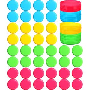 Hiboom Kids Flying Discs 3.4 Inch Mini Classic Flying Disks Bulk Soft Flyer Toy for Outdoor Pets Dog Yard Lawn Games Party Kindergarten Teaching Favors, 4 Colors