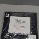 Bare Home Bedding Duvet Cover Extra Long Size - Premium 1800 Super Soft Collection - Lightweight, Cooling Duvet Cover - Soft Breathable Bedding (Twin/Twin XL, Black) (02 - Black (No Comforter))