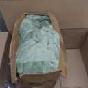 BEDELITE Flannel Sheets Queen Size Sage Green - Super Soft Fleece Sheets Set Fluffy Extra Plush, 4 Piece (Include Fitted Sheet, Flat Sheet, 2 Pillowcases) Haze Blue 