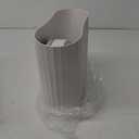 ELPHECO Automatic Motion Sensor Trash Can - 2 Gallon Slimline for Bathroom, Bedroom, Kitchen, Office - White with Gold Trim