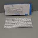 OMOTON Bluetooth Keyboard Compatible with Mac ONLY, Compact Wireless Keyboard Compatible with MacBook Pro/Air, iMac, Mac mini/Pro, Silver