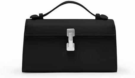 Clutch Purses for Women - Small Purse Top Handle - Evening Bag - Adjustable Crossbody Handbag - Trendy PU Leather