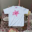 Women White T-Shirt, Size L, Cotton