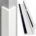 Wonderjune Wall Corner Guards Edge Protector Heavy Duty Foam Corner Protectors for Wall Waterproof 2 Sides Padding for Gyms, Basketball Court, Kindergarten, Playrooms, Garages(6ft,White)