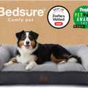 Bedsure SupportMax XL Pro Orthopedic Dog Beds Large Sized Dog - Extra Thick Supportive Dogs Couch with Waterproof Washable Cover, Extra Large Comfort Pet Sofa with Sherpa & Nonskid Bottom, Grey, 45"