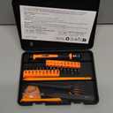 JOREST 40Pcs Small Precision Screwdriver Set (S2 Steel), Magnetic Screwdriver Set with Torx T5 T6 T8, Mini Repair Tool Kit for Macbook, Computer, Laptop, iPhone, PS4 PS5, Xbox, Switch, Glasses, Watch