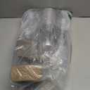 GUSTO Clear Plastic Cups with Flat Lids [24 oz - 100 Count] - Disposable Iced Coffee Cups with Lids - PET Plastic Cold Cups for Smoothies, Juices & To-Go Drinks - Formerly Comfy Package