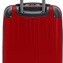 Flying Axis Collection Lightweight Hardside Expandable 8-Wheel Spinner Luggage, Cherry Red, 20-Inch Checked, 20-Inch Carry On