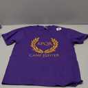 SPQR Senatus Populus Que Romanus Camp Jupiter T-Shirt T-Shirt (Small, Purple)