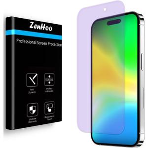 For iPhone 15 Pro Max, Anti Blue Light [Eye Protection] Tempered Glass Screen Protector