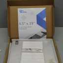 Douildhaiy 4 Pack Acrylic Sign Holder 8.5"×11" Horizontal , T shape Double Side 10x8 Plastic Paper Menu Table Display Stand for Restaurants ,Office ,Photo frames ,Store - Landscape