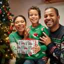 GIOLNIAY Red Truck Christmas Wrapping Paper for Kids Adults - Rustic Holiday Gift Wrap with Farmhouse Trees and Winter Forest Design - 4 Jumbo Sheets, 28" x 40" Each (31 sq. ft ttl), Easy to Store