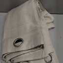 H.VERSAILTEX Farmhouse Boho Curtains for Living Room, 90% Blackout Curtain for Bedroom Energy Efficient, 96 Inch Long Windows Grommet Curtains, Burlap Textured 2 Panels, W52 x L96in, Heather Natural