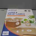 2" Printable Round Labels for Laser and Inkjet Printers - 600 Blank Labels, 30 Sheets for Thank You Stickers, Price Tags, QR Codes, Business Logos - Spartan Industrial Template C004