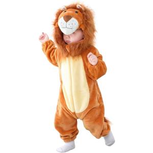 ABTSHU Baby Animal Costumes Toddler Halloween Dress Up Outfit (12-18 Months/Height 29"-31", Lion)