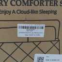 HEVUMYI Full Comforter Set - 7-Piece All Season Bed in a Bag Full, Ultra Soft Bedding Set with Comforter, Flat Sheet, Fitted Sheet, Pillowcases, Pillow Shams, Dark Grey