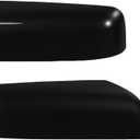 Mirror Cover Cap Compatible with 2009-2014 Ford F150 Left & Right Glossy Black