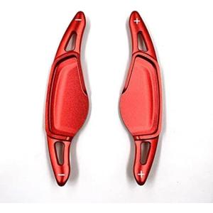 Aluminum Alloy Paddle Shifter Compatible with BMW (2018-2024, G Platform) FIT 3 4 5 6 7 8 X3 X4 X5 X6 X7 Z4 Series (red)