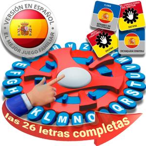 26 Teclas Basta Juego De Mesa, Juegos De Mesa En EspaOl, Spanish Games, Quick Thinking Letter Pressing Word Game, A Great Board Game for Family and Friends (MX)