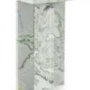 Signature Design by Ashley Deaconwell Contemporary Marble Accent Table, White & Light Green