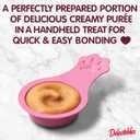 Hartz Delectables Lickable Spoon Handheld Wet Cat Treats Made with Real Chicken & Salmon, Quick & Easy Creamy Puree, Mess Free, Grain-Free, No Added Fillers, No by-Products, Variety Pack, 32ct (EXP 12/10/26)