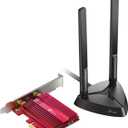 TP-Link WiFi 6 AX3000 PCIe WiFi Card (Archer TX3000E), Up to 2400Mbps, Bluetooth 5.2, 802.11AX Dual Band Wireless Adapter with MU-MIMO,OFDMA,Ultra-Low Latency, Supports Windows 11, 10 (64bit) only